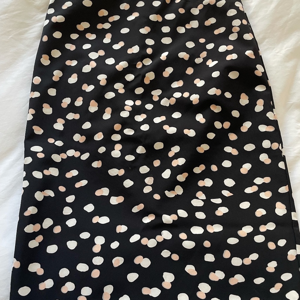 High Waisted Below The Knee Skirt